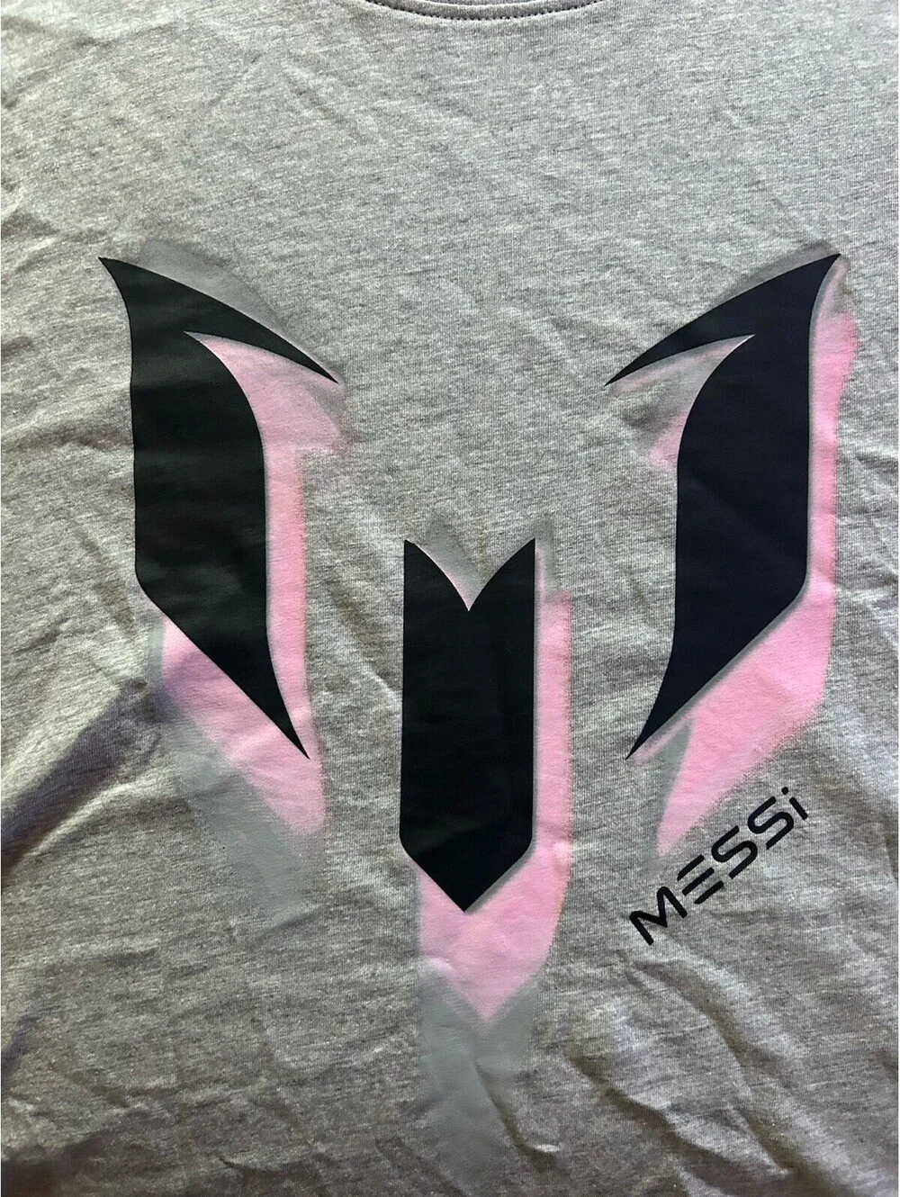 Messi Collection T Shirt Heather Gray Size Medium - Brand New